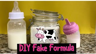 DIY FAKE FORMULA FOR BABY ALIVE OR REBORN DOLLS HOW TO MAKE FAKE FORMULA FOR DOLLS [upl. by Arraek]