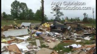 Northern Mississippi Tornado Damage 5210 [upl. by Novla]