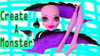 Create A Monster High Harpy Girl Doll Add On Starter Pack CAM Playset Set Cookieswirlc [upl. by Isidoro]