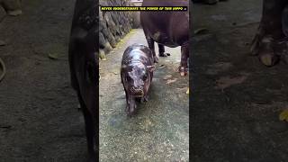 Cute Hippo Baby Never Underestimate me 😘🦛 [upl. by Leehar]