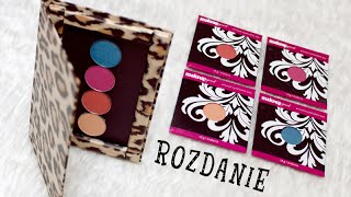 KONKURS  ROZDANIE  wygraj cienie Makeup Geek oraz paletę magnetyczną [upl. by Ajnat]