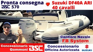 Gommone Bsc con Suzuki 40 cavalli [upl. by Broek]