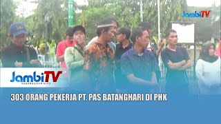 DAMPAK PERUSAHAAN PAILIT  303 ORANG PEKERJA PT PAS BATANGHARI DI PHK [upl. by Price]