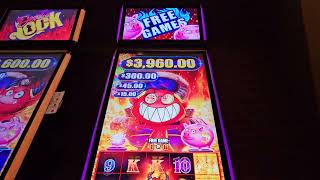 FIRST TIME PLAYING DEVILS LINK SLOT MACHINE  BONUS ROUND FREE SPIN  WINDCREEK WETUMPKA [upl. by Junno]