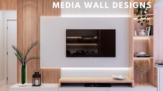 100 Inspiring Media Wall Designs and DIY Construction Ideas  The Home DIY [upl. by Henig]