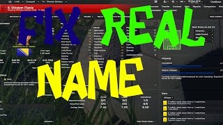 FIX FAKE NAME PLAYER FM16 [upl. by Lenci]