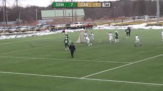 Oswego State Mens Lacrosse Behind the Back Pass [upl. by Killie7]