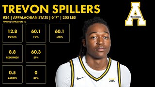 TreVon Spillers  App State  202324 Transfer Portal Highlights [upl. by Anoli]