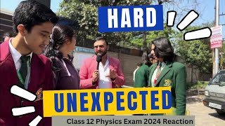 Class 12 Physics Paper Hard To Moderate  Students Reactions 02  Anurag Tyagi [upl. by Asssilem]