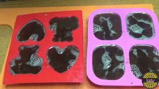 Glycerine Herbal soaps making at home [upl. by Carlick]