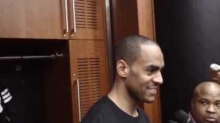 Arron Afflalo Detroit Pistons Postgame Interview [upl. by Mllly]