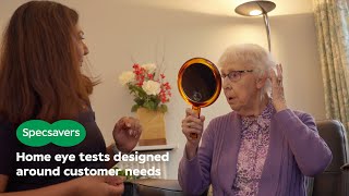 Personalised care at home  Specsavers UK [upl. by Odnalo]