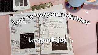 cozy planning session how to use your planner to spark joy [upl. by Bax]