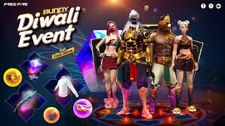 DIWALI EVENT 2024 🥳🤯  FREE FIRE NEW EVENT  FF NEW EVENT  UPCOMING EVENTS IN FREE FIRE OB46 [upl. by Ellenej]