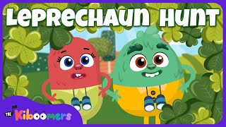 Going on a Leprechaun Hunt  THE KIBOOMERS St Patricks Day Song for Preschoolers [upl. by Margarete]