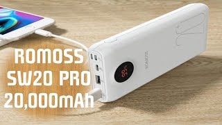 Romoss SW20 Pro 20000mAh Power Bank Power Delivery and Quick Charge 30 in One [upl. by Laurene]