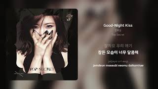 전효성  GoodNight Kiss  가사 Synced Lyrics [upl. by Naanac]