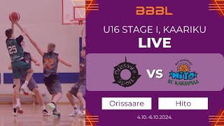 KK HitoBC Karjamaa vs Orissaare  BBBL Boys U16 [upl. by Adaval]