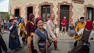 randonnée  fête médiéval de provins 2023 [upl. by Gulick]