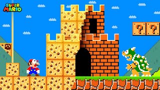 Super Mario Bros But Everything Transformed into COOKIES [upl. by Adnilec]