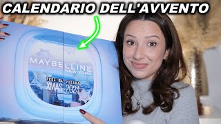 CALENDARIO DELL AVVENTO 2024 DI MAYBELLINE [upl. by Refiffej]