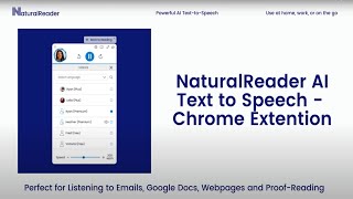 NaturalReader Chrome Extension  Listen to Any Online Text [upl. by Ury669]