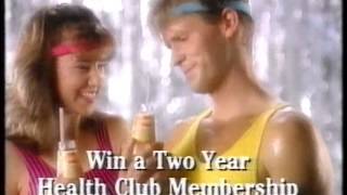 Schweppes commercial 1989  Fit n Healthy Competition [upl. by Sixele]