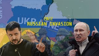 RussoUkrainian War2022Russian invasion of UkraineHoi4 Timelapse [upl. by Airym840]