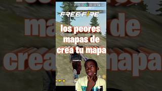 Los peores mapas de crea tu mapa 🤢🤮gaming freefire garenafreefire [upl. by Cohby]