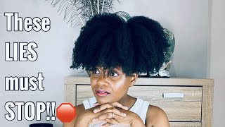 15 LIES told by the natural hair community This has to STOP 🛑 [upl. by Darbie]