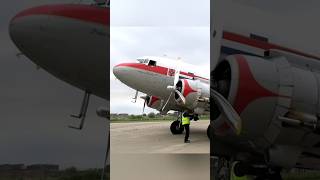 ✈️ DC3 COCKPIT FLIGHT 🇳🇱 AVGEEK DC3 cockpit [upl. by Arorua70]