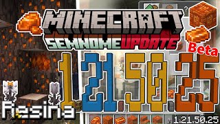 ⭐O que Chegou Minecraft 1215025 Beta❕ Blocos Resina🎃  Flor de Olho👀🖤❕ Efeito camera📷 Aim Assist [upl. by Yelnikcm]