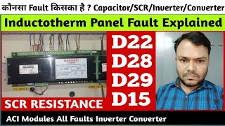 Inductotherm ACI Modules All Fault Explained in Hindi  SCRCapacitor ConverterInverter Etc [upl. by Nyral]