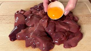 ❗️Attention Very tasty chicken liver 💯 Ive been cooking it like this for 20 years [upl. by Rogerio]