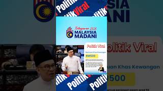 politicalnews belanjawan2024 dapat RM500 perghhh Terima kasih PMX [upl. by Reisman]