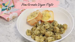 Quick and Easy Vegan Pesto recipe  Dairyfree [upl. by Enneite736]