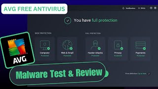 AVG Free Antivirus Full review with Malware Test [upl. by Otreblon]