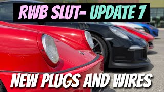 RWB SLUT  Update 7  How to Change Spark Plugs and Wires on Carrera 32 [upl. by Negrom]