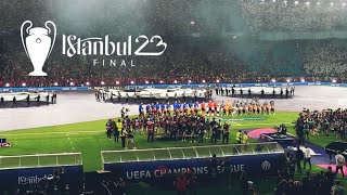 Champions League Anthem Final Istanbul 2023 I Manchester City vs Inter I Cityzens Coreo Curva Nord [upl. by Gherlein]