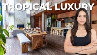 Chill Tropical Living A House That Blends Nature Style and Relaxed Luxury [upl. by Ardnosac]