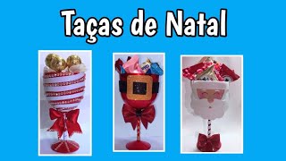 Taças decoradas Natal [upl. by Sierra]