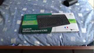 Déballage Clavier Logitech K360 gris [upl. by Kcirdneked]