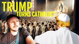 Trump Cozies up to Catholics and the Harlot Pope [upl. by Berky]