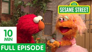 Sesame Street Elmos Playdate with a Pet Rock  Crafty Friends Episode on HBO Max [upl. by Oiramel]