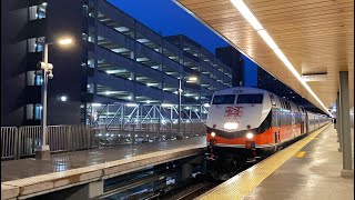 MTA MNRR Wassaic Bound P32ACDM 229Shoreliner Departing White Plains WHorn [upl. by Airbmak]