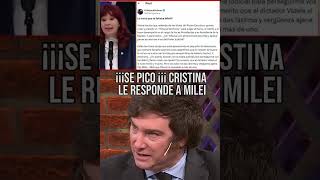 ¡¡¡SE PICO ¡¡¡ CRISTINA LE RESPONDE A MILEI “¿TANTO MIEDO ME TENES JAVIER [upl. by Ahselrac335]