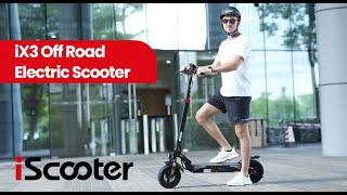 iScooter iX3 800W Off Road Electric Scooter [upl. by Bolme]