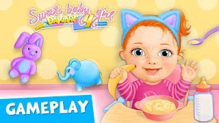 Kindergarten Fun 🐥 Sweet Baby Girl Daycare 4 Gameplay 🤗 TutoTOONS [upl. by Buehler]