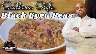 Flavorful Southern Black Eyed Peas with ham hocks [upl. by Corsiglia]