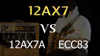 12ax7A VS 12AX7 VS ECC83 RCA MULLARD ERA [upl. by Arretnahs]